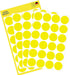 Ronde Gele Etiketten van Avery, 18 mm diameter, 96 stuks - OfficeTown