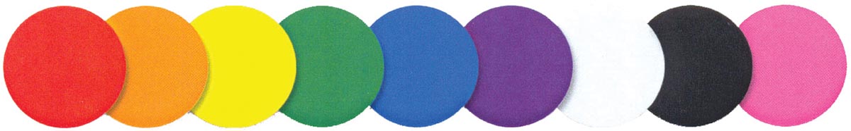 Ronde Plakvorm met een diameter van 50 mm, 200 stuks - OfficeTown