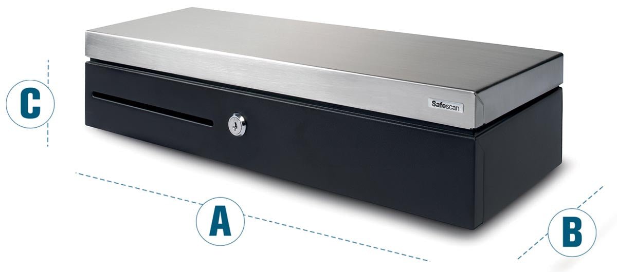 Safescan Flip - Top Kassalade SD - 4617S met Metalen Behuizing en Verstelbare Vakken - OfficeTown