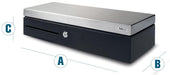Safescan Flip - Top Kassalade SD - 4617S met Metalen Behuizing en Verstelbare Vakken - OfficeTown