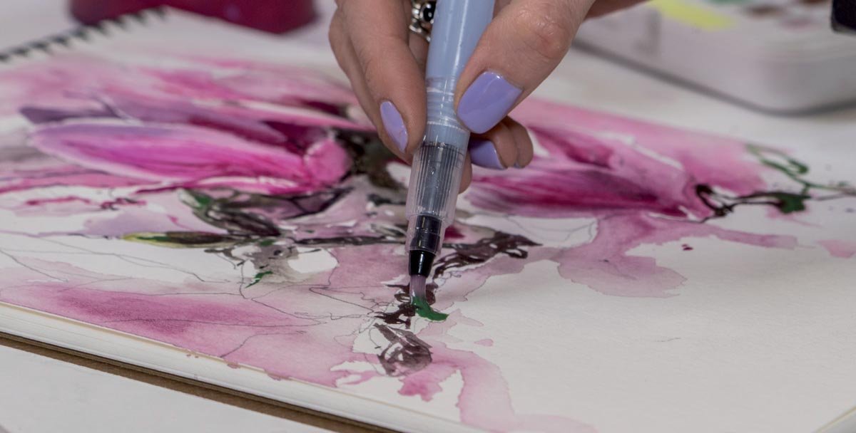 Sakura Koi Water Brush penseel, klein - OfficeTown