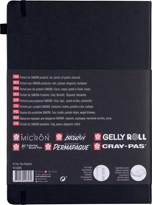 Sakura schetsblok, 80 vellen, 140 g/m², A4 - formaat, wit papier - OfficeTown