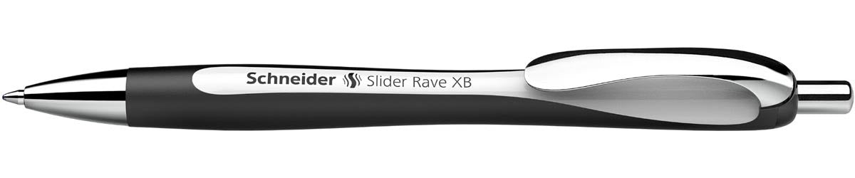 Schneider Balpen Slider Rave XB wit/zwart 5 stuks - OfficeTown