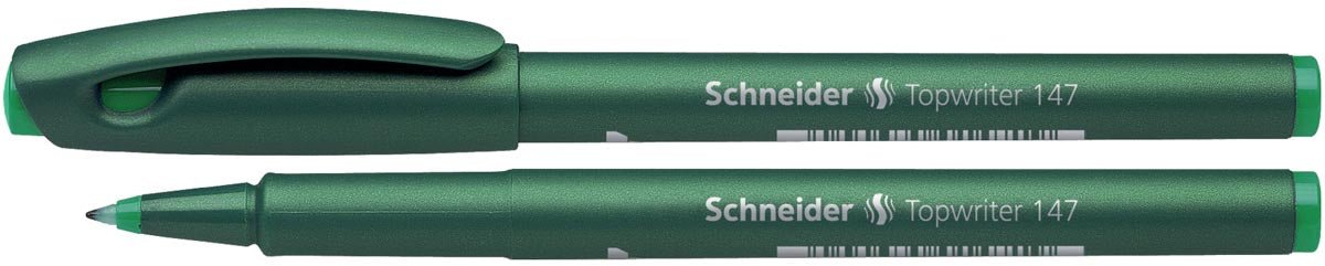 Schneider fineliner topwriter 147 groen 10 stuks - OfficeTown