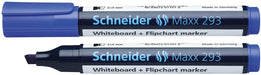 Schneider whiteboard + flipchart marker Maxx 293 blauw 10 stuks - OfficeTown