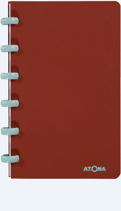 Schrift Atoma Terra, ft A6, 120 pagina's, geruit 5 mm, 12 stuks - OfficeTown