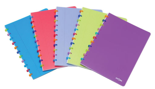 Schrift Atoma Tutti Frutti, ft A4, 144 pagina's, gelinieerd, geassorteerde kleuren, 10 stuks - OfficeTown