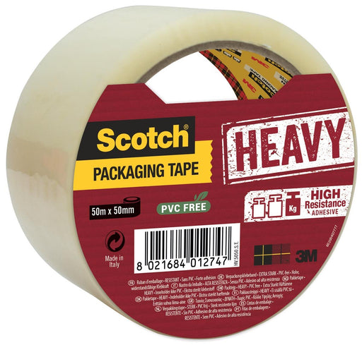 Scotch verpakkingstape Heavy Duty, 50 mm x 50 m, transparant - OfficeTown