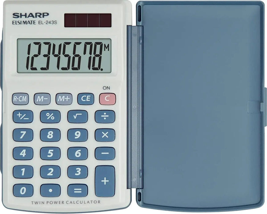 Sharp rekenmachine EL - 243S met LCD display - OfficeTown