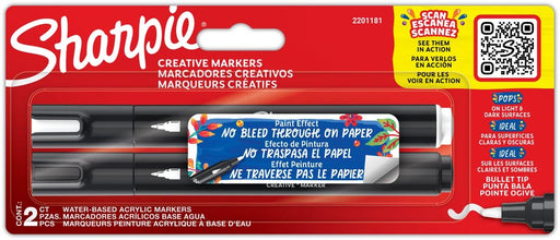 Sharpie paintmarker, blister van 2 stuks, assorti - OfficeTown