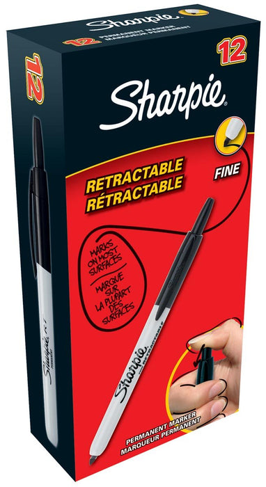 Sharpie permanente marker, 1 mm, zwart - OfficeTown