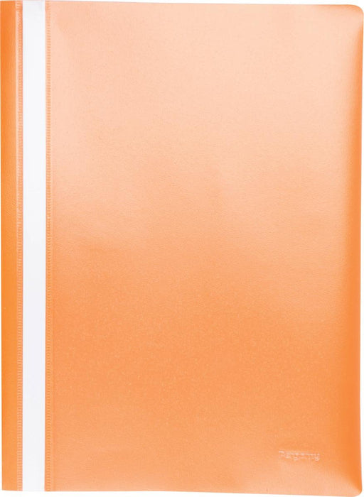 Snelhechtmap Pergamy, ft A4, PP, 25 stuks, oranje - OfficeTown
