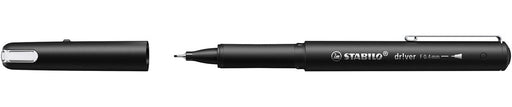 STABILO dr!ver fineliner, fijne punt, zwart 5 stuks - OfficeTown