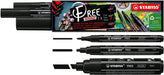 STABILO free acrylmarker, verschillende formaten, zwart, pak van 3 stuks - OfficeTown