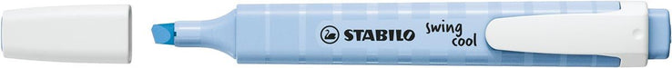 STABILO Swing Cool Markeerstift, Lichtblauw met Schuine Punt - OfficeTown