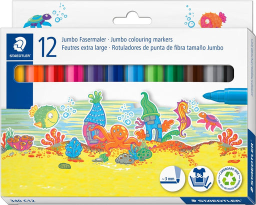 Staedtler Viltstift Noris Club 12 stiften - OfficeTown