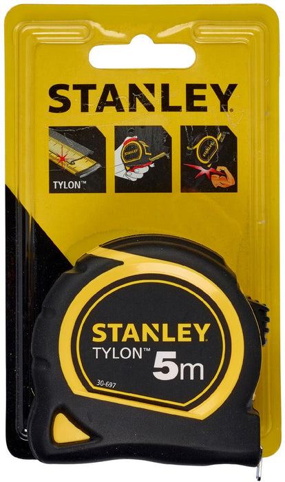 Stanley rolband Tylon 5 m x 19 mm met schokbestendige behuizing - OfficeTown