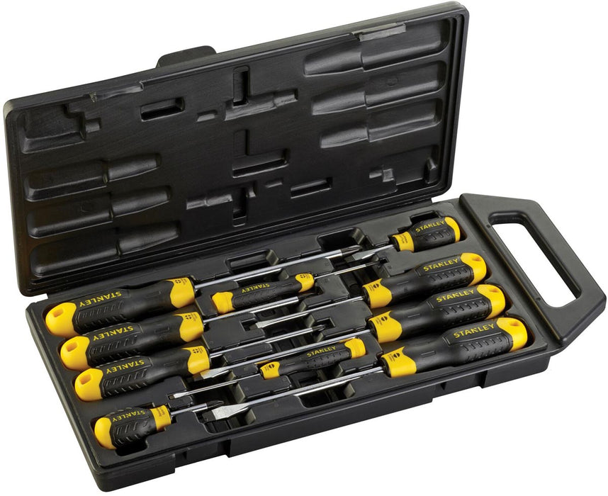 Stanley schroevendraaier met Cushion Grip, 10 - delige set - OfficeTown