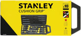 Stanley schroevendraaier met Cushion Grip, 10 - delige set - OfficeTown