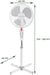 Statiefventilator F300, diameter 40 cm, wit - OfficeTown