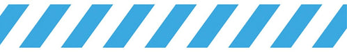 Sticker voor vloerveiligheid zonder tekst, afm. 90 x 1000 mm, wit/blauw - OfficeTown