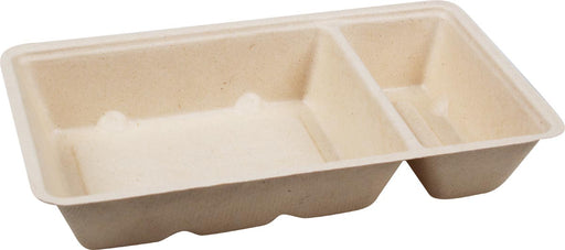 Suikerriet snackbakje A20 (A14+1), bruin, doos van 600 stuks - OfficeTown