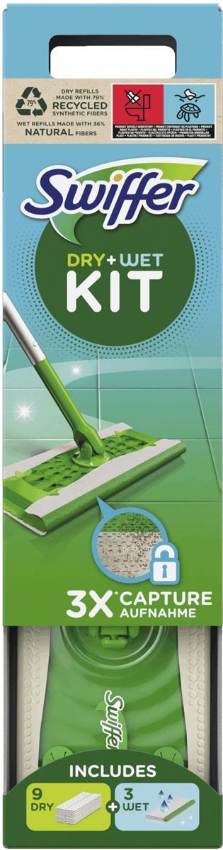 Swiffer vloerreiniger starterskit met 360° kop - OfficeTown