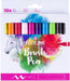 Talens Ecoline Brush pen, etui van 10 stuks, helder - OfficeTown