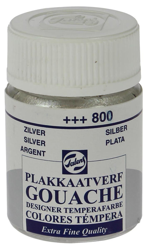 Talens plakkaatverf Extra Fijn 16 ml flacon, zilver - OfficeTown