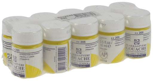 Talens plakkaatverf Extra Fijn flacon van 16 ml, citroengeel - OfficeTown