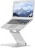Telescopische laptopstandaard voor laptops tot 17 inch, zilver - OfficeTown