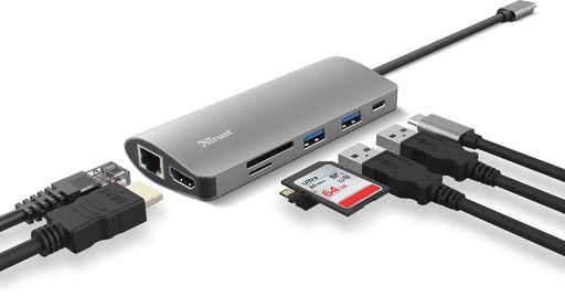 Trust Dalyx 7 - in - 1 USB - C Multiport Adapter - OfficeTown