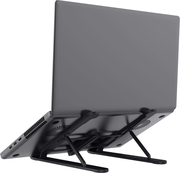Trust Primo laptopstandaard, opvouwbaar, grijs - OfficeTown