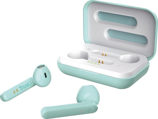 Trust Primo Touch Bluetooth draadloze oortjes, muntgroen met geïntegreerde microfoon - OfficeTown