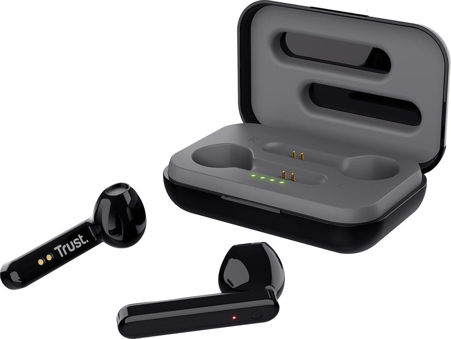 Trust Primo Touch Bluetooth draadloze oortjes, zwart met geïntegreerde microfoon - OfficeTown
