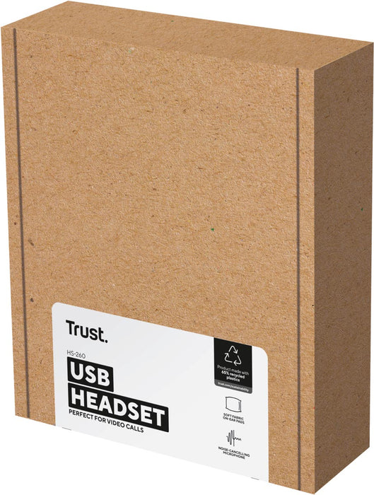 Trust USB Headset HS - 260, noise cancelling - OfficeTown