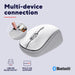 Trust YVI+ draadloze muis, multi - device, wit - OfficeTown