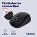 Trust YVI+ draadloze muis, multi - device, zwart - OfficeTown