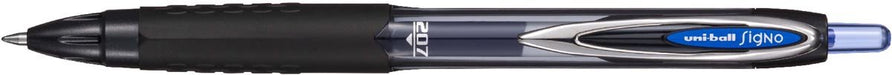 Uni - ball intrekbare roller Signo RT207 blauw, gerecycled plastic 12 stuks - OfficeTown