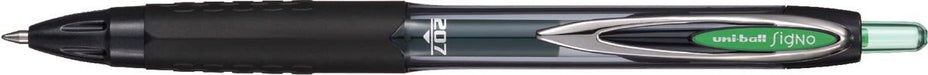 Uni - ball intrekbare roller Signo RT207 groen, gerecycled plastic 12 stuks - OfficeTown