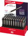 Uni - ball Jetstream roller, intrekbaar, schrijfbreedte 0,45 mm, display van 72 stuks, assorti - OfficeTown