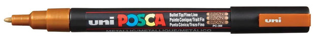 uni - ball Paint Marker op waterbasis Posca PC - 3M brons - OfficeTown