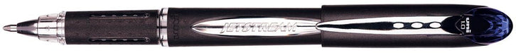 Uni - ball roller Jetstream blauw, schrijfbreedte 0,45 mm, medium schrift, schrijfpunt 1 mm, zwarte rubb... - OfficeTown