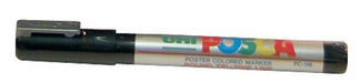 uni - ball Verfmarker op waterbasis Posca PC - 3M zilver met een schrijfbreedte van 1,5 mm - OfficeTown
