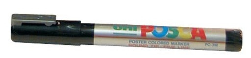 uni - ball Verfmarker op waterbasis Posca PC - 3M zilver met een schrijfbreedte van 1,5 mm - OfficeTown