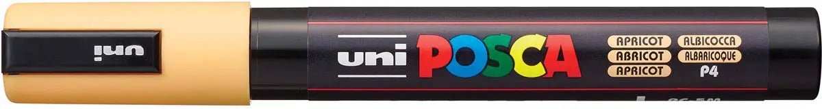 uni - ball Verfmarker op waterbasis Posca PC - 5M abrikoos - OfficeTown