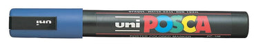 uni - ball Verfmarker op Waterbasis Posca PC - 5M donkerblauw met Schrijfbreedte 1,8 - 2,5 mm - OfficeTown