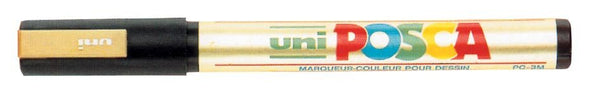 uni-ball Verfmarker op waterbasis Posca PC-5M goud