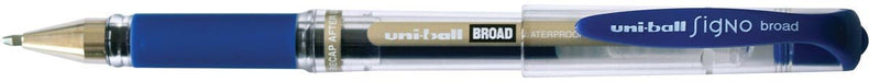 Uniball roller Signo Breed, 0,65 mm, blauw 12 stuks - OfficeTown