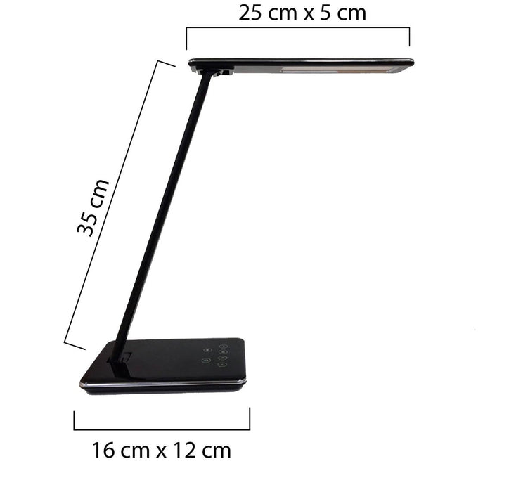 Unilux bureaulamp Linka, zwart - OfficeTown